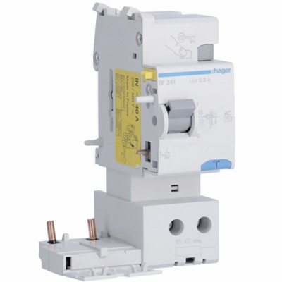 Bloc différentiel 2P 40A 300mA type AC - HAGER : BF241