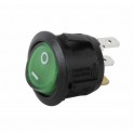 Interrupteur unipolaire Ø23 lumineux vert - DIFF pour Bosch : 87168249040