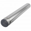 Tuyau aluminium Ø125mmx1.00m - ISOTIP JONCOUX : 011012