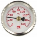 Thermomètre d.50 0-120°c (rouge)  - DE DIETRICH CHAPPEE : 7604916