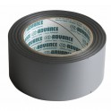 Rouleau PVC adhésif argent (50mm x 33m) - DIFF