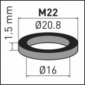 Joint d'aérateur M22 (X 10) - NEOPERL AG : 78136096