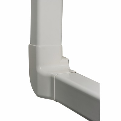 Angle vertical droit 60X45 blanc pur 9010 (X 6) - DIFF