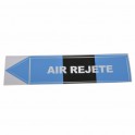 Étiquette souple adhésive air rejeté (X 10) - DIFF