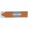 Étiquette souple adhésive chlore (X 10) - DIFF