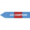 Étiquette souple adhésive air comprimé (X 10) - DIFF