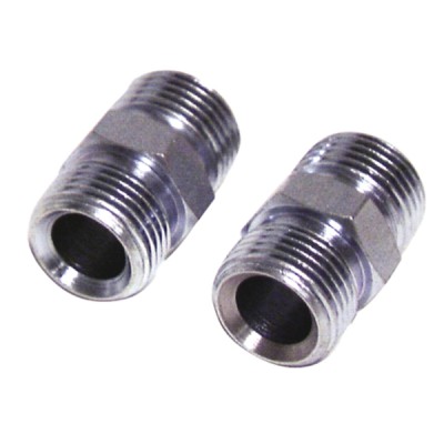 Nipple fioul M3/8" conique x M3/8" conique (X 2) - DIFF