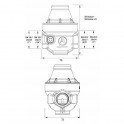 Réducteur ISOBAR FF3/4" capot composite ISO20FCC  - ITRON : ISO20FCCMG
