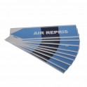 Étiquette souple adhésive air repris (X 10) - DIFF