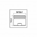 Aérateur M18X1 HONEYCOMB PCA® - NEOPERL : FLEX1207