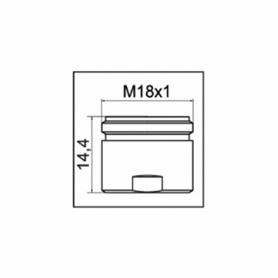 Aérateur M18X1 HONEYCOMB PCA® - NEOPERL : FLEX1207