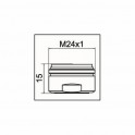 Aérateur M24x1 NEOSTRAHL® - NEOPERL : FLEX1207