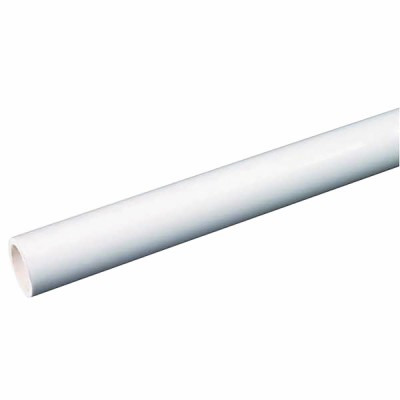 Tube rigide condensat 2m pvc blanc  (X 15) - DIFF