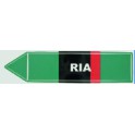 Étiquette souple adhésive RIA (X 10) - DIFF