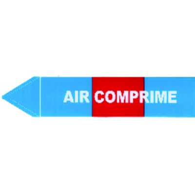 Étiquette souple adhésive air comprimé (X 10) - DIFF