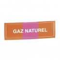 Étiquette souple adhésive gaz naturel (X 10) - DIFF