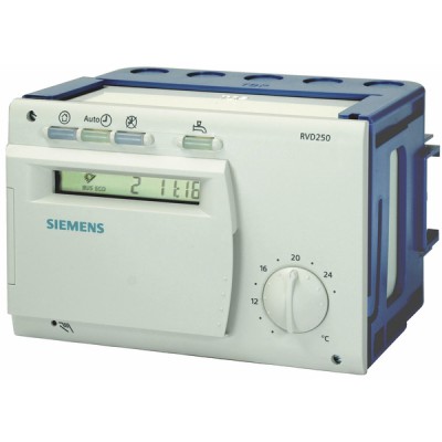 Régulateur chauffage urbain 2 circuits chauffage et ECS - SIEMENS : RVD260-A