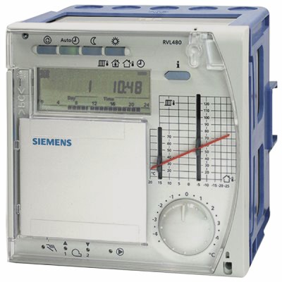 Régulateur chauffage SIGMAGYR 1 circuit CH, ECS - SIEMENS : RVL481