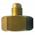 Raccord bouteille 21.7mm x M3/8" flare - avec joint intégré (X 5) - GALAXAIR : RB-2138/5