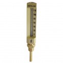 Thermomètre industriel droit, plongeur  63mm, 0/120°C - DIFF